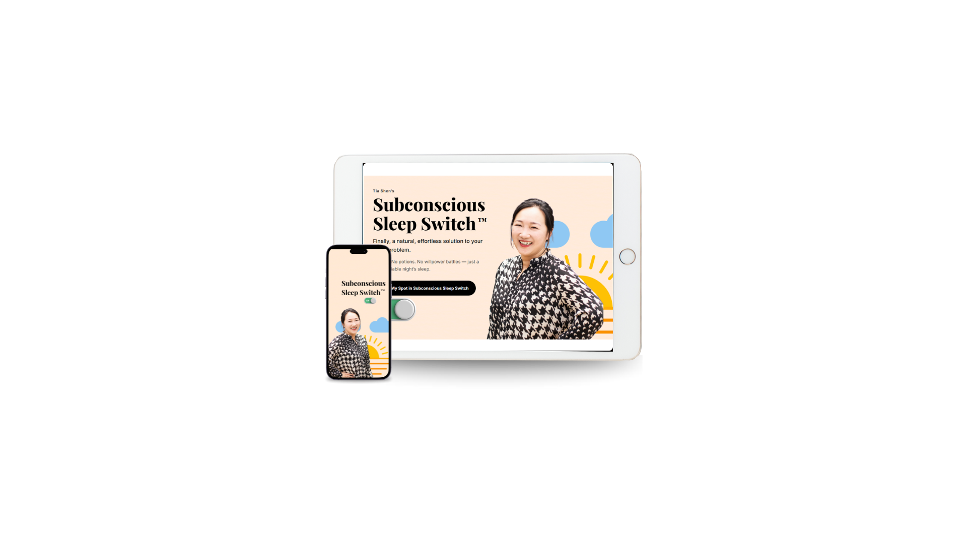 Subconscious Sleep Switch mockup